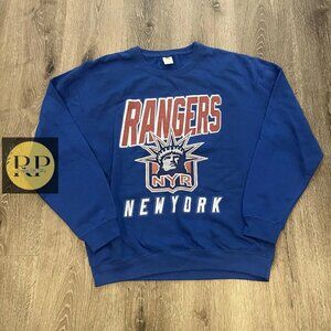 New York Rangers NHL Bespoke Er’s Shirt Sweatshirt Retro navy